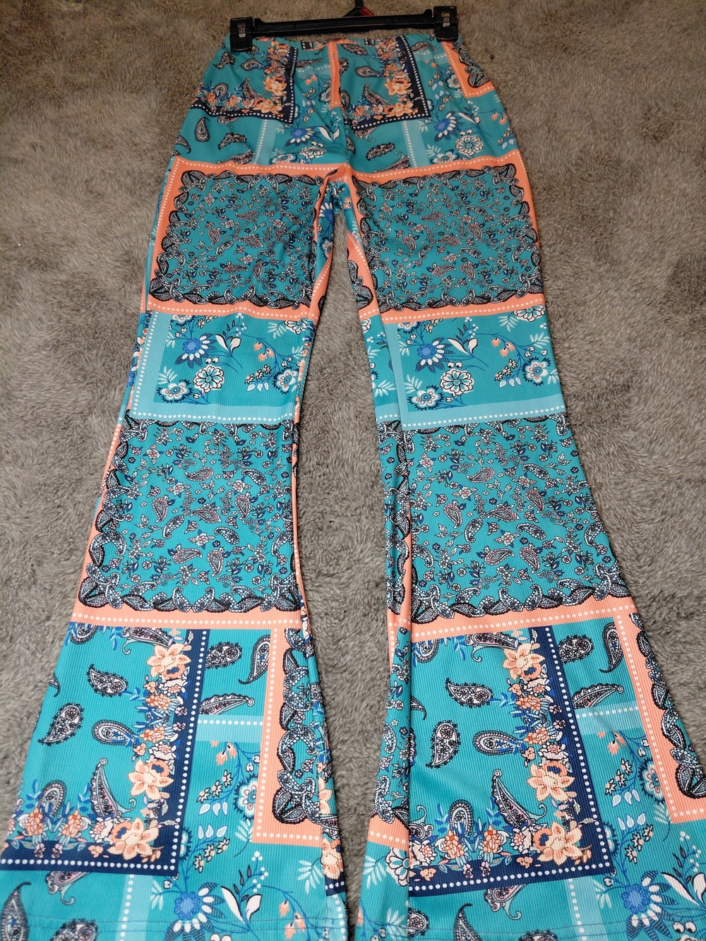 Boho Patchwork Wide-Leg Pants